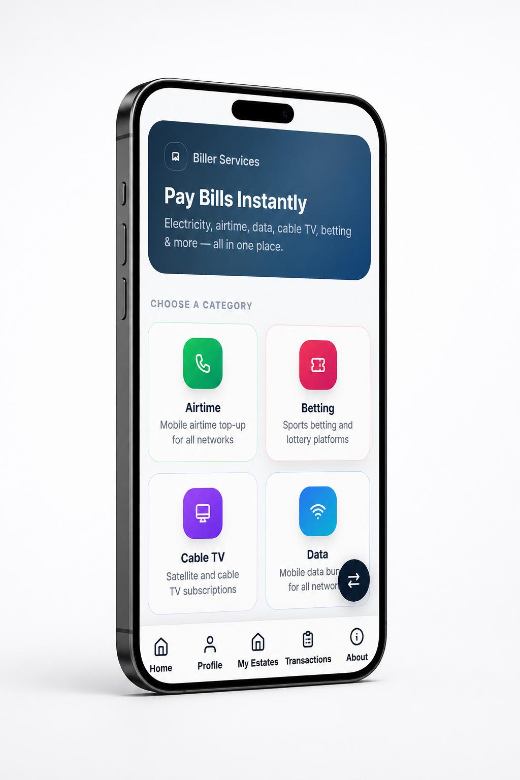 Pay Utility Bills on EstatePro