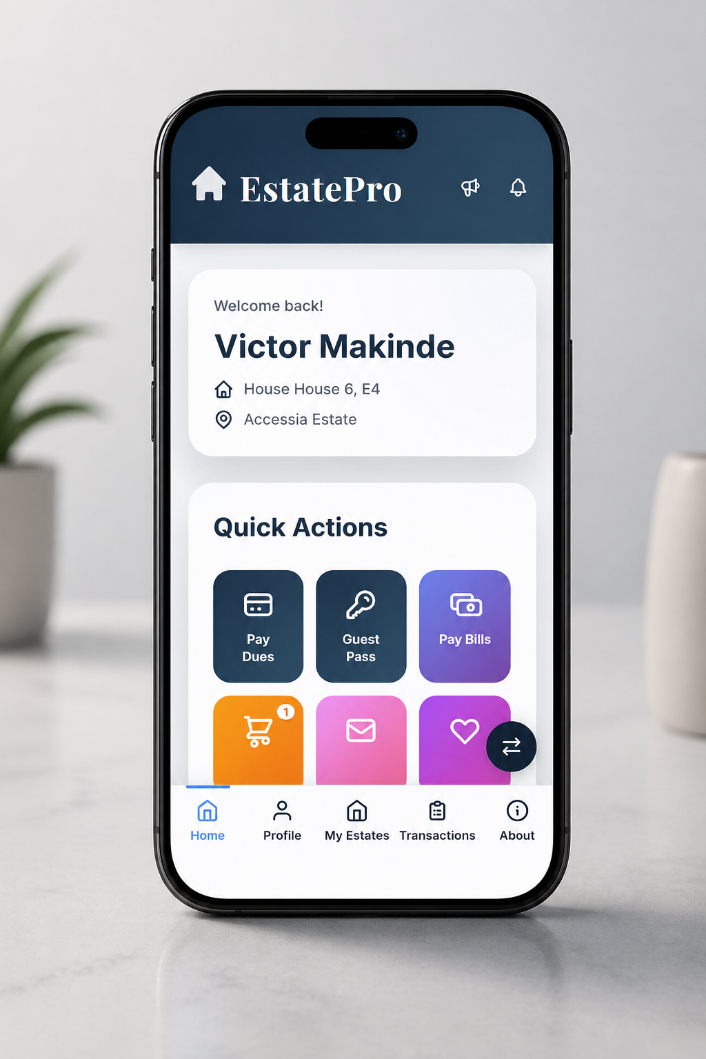 EstatePro Dashboard